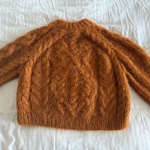 Doen Anika Sweater S in Bright Pumpkin - Picture 6 of 8